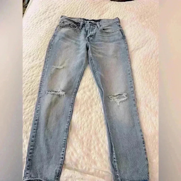 Mens premium Levi's high ball denim size 31 light wash - Picture 3 of 8